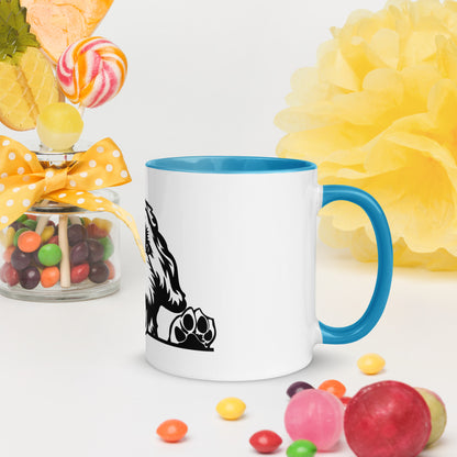 Dood Mug with Color Inside - Adorable Doodle!