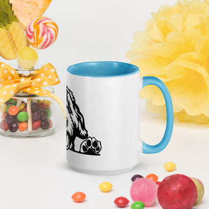 Dood Mug with Color Inside - Adorable Doodle!