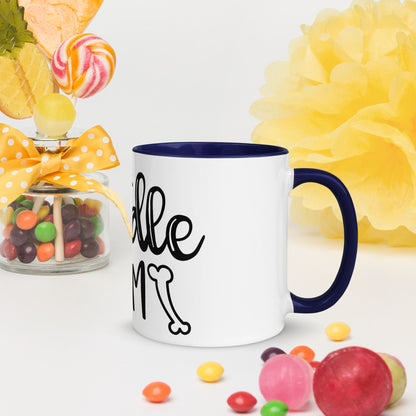 Doodle Mom Mug with Color Inside - Super Cute!