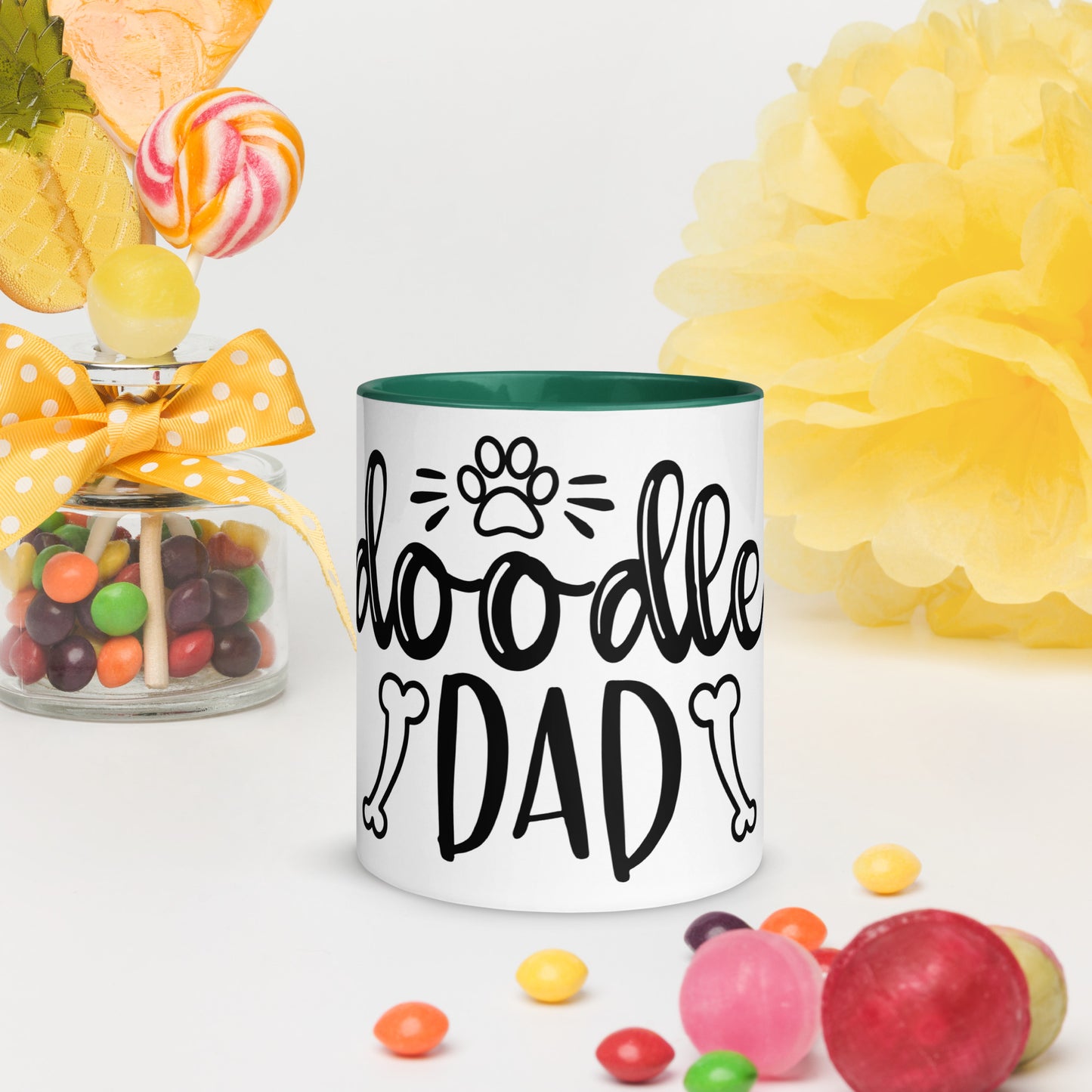 Doodle Dad Mug with Color Inside - Nice!