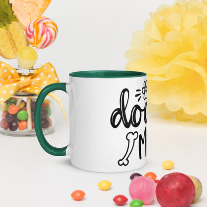 Doodle Mom Mug with Color Inside - Super Cute!