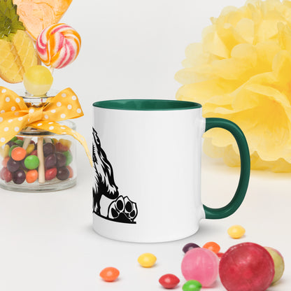 Dood Mug with Color Inside - Adorable Doodle!