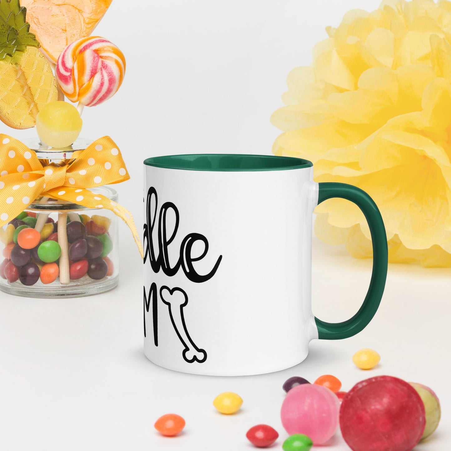 Doodle Mom Mug with Color Inside - Super Cute!