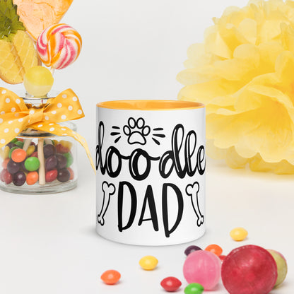 Doodle Dad Mug with Color Inside - Nice!