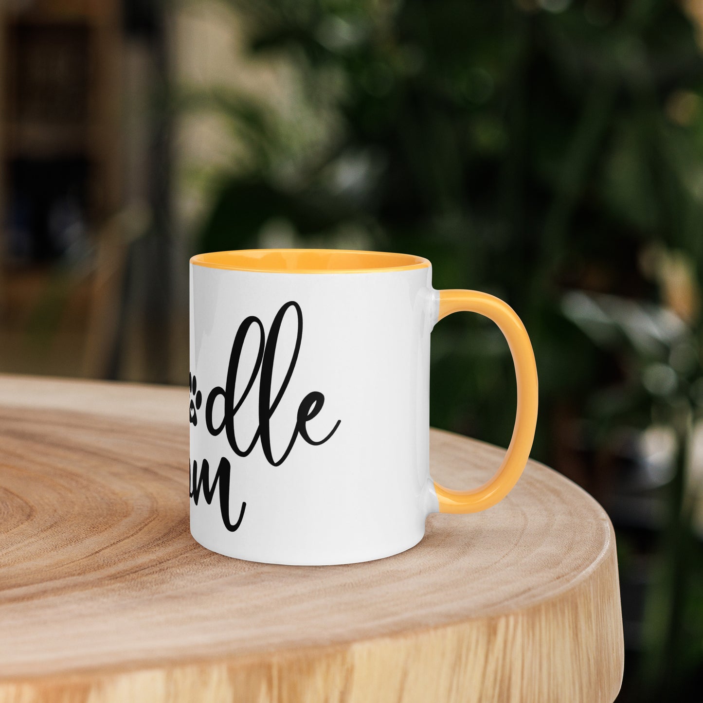 Doodle Mom Mug with Color Inside