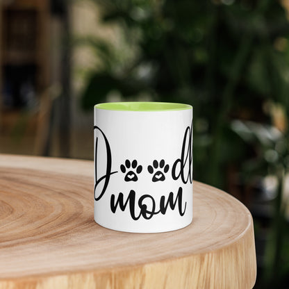 Doodle Mom Mug with Color Inside