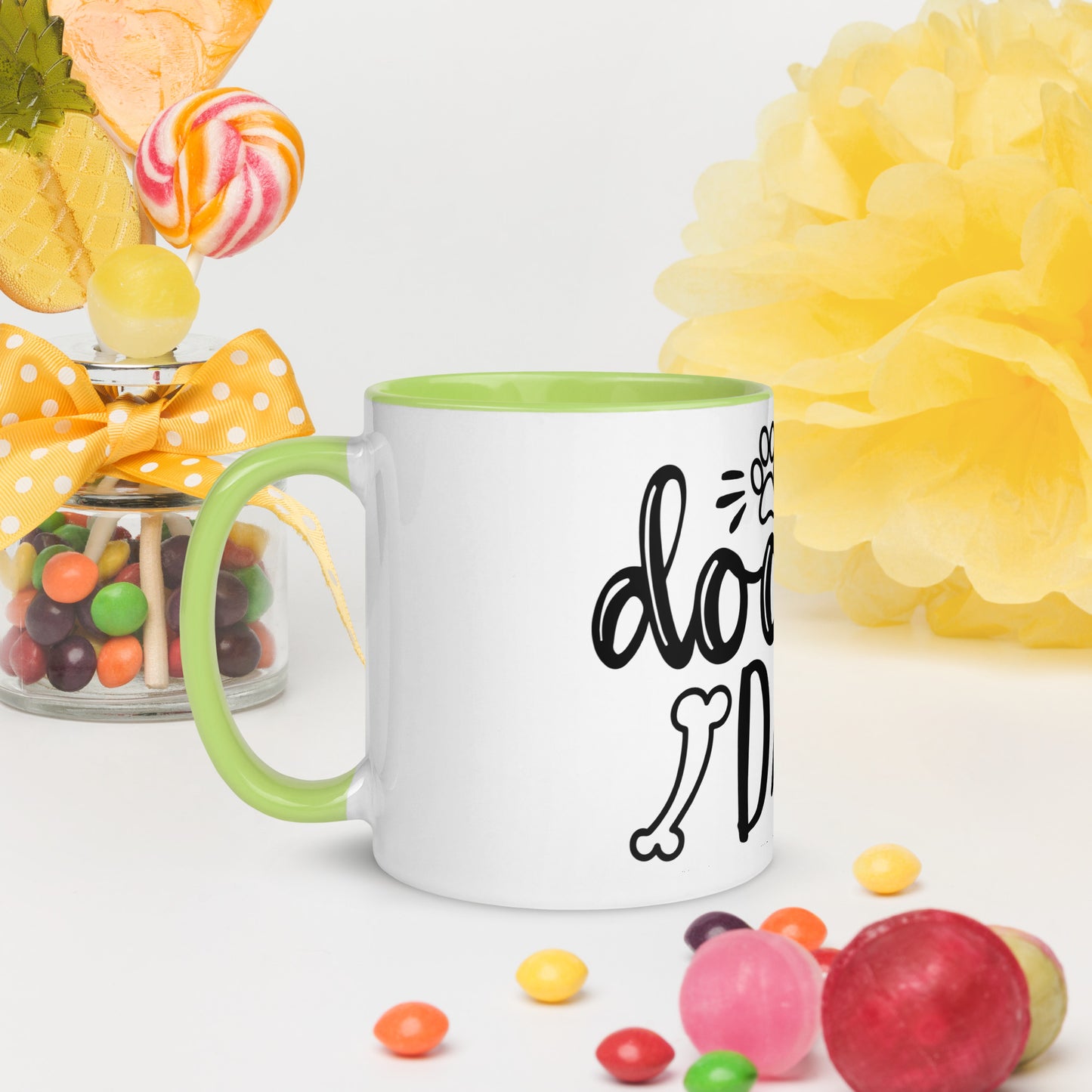 Doodle Dad Mug with Color Inside - Nice!