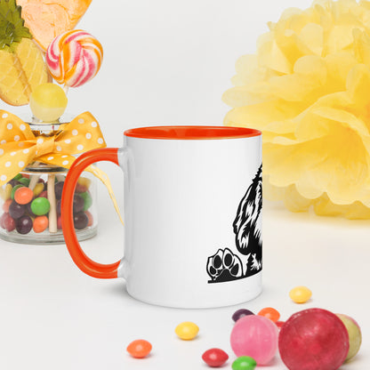 Dood Mug with Color Inside - Adorable Doodle!