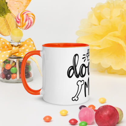 Doodle Mom Mug with Color Inside - Super Cute!