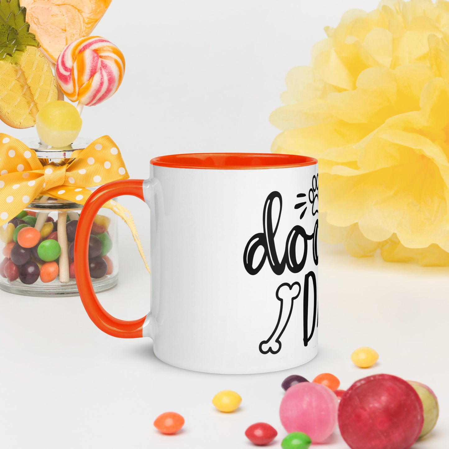 Doodle Dad Mug with Color Inside - Nice!