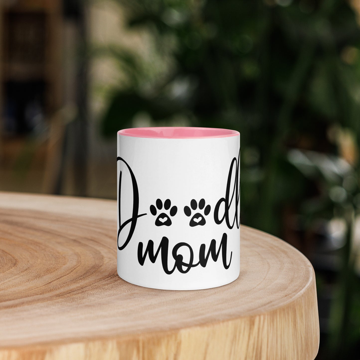 Doodle Mom Mug with Color Inside