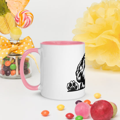 Dood Mug with Color Inside - Adorable Doodle!