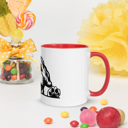 Dood Mug with Color Inside - Adorable Doodle!