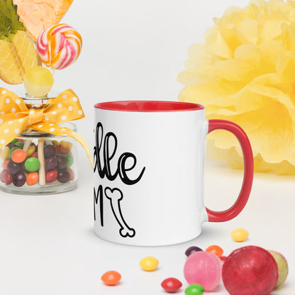 Doodle Mom Mug with Color Inside - Super Cute!