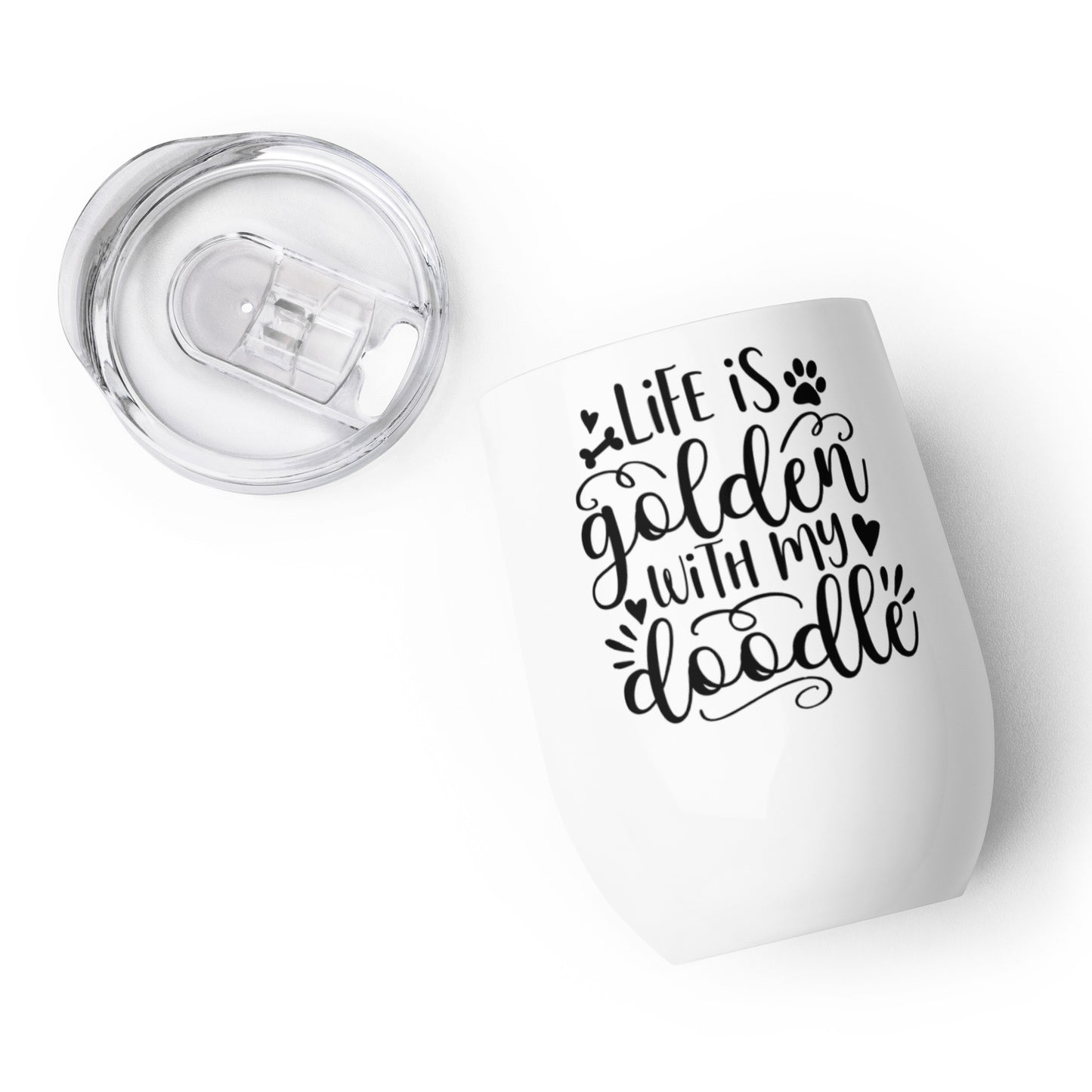 Life is Golden Wine Tumbler