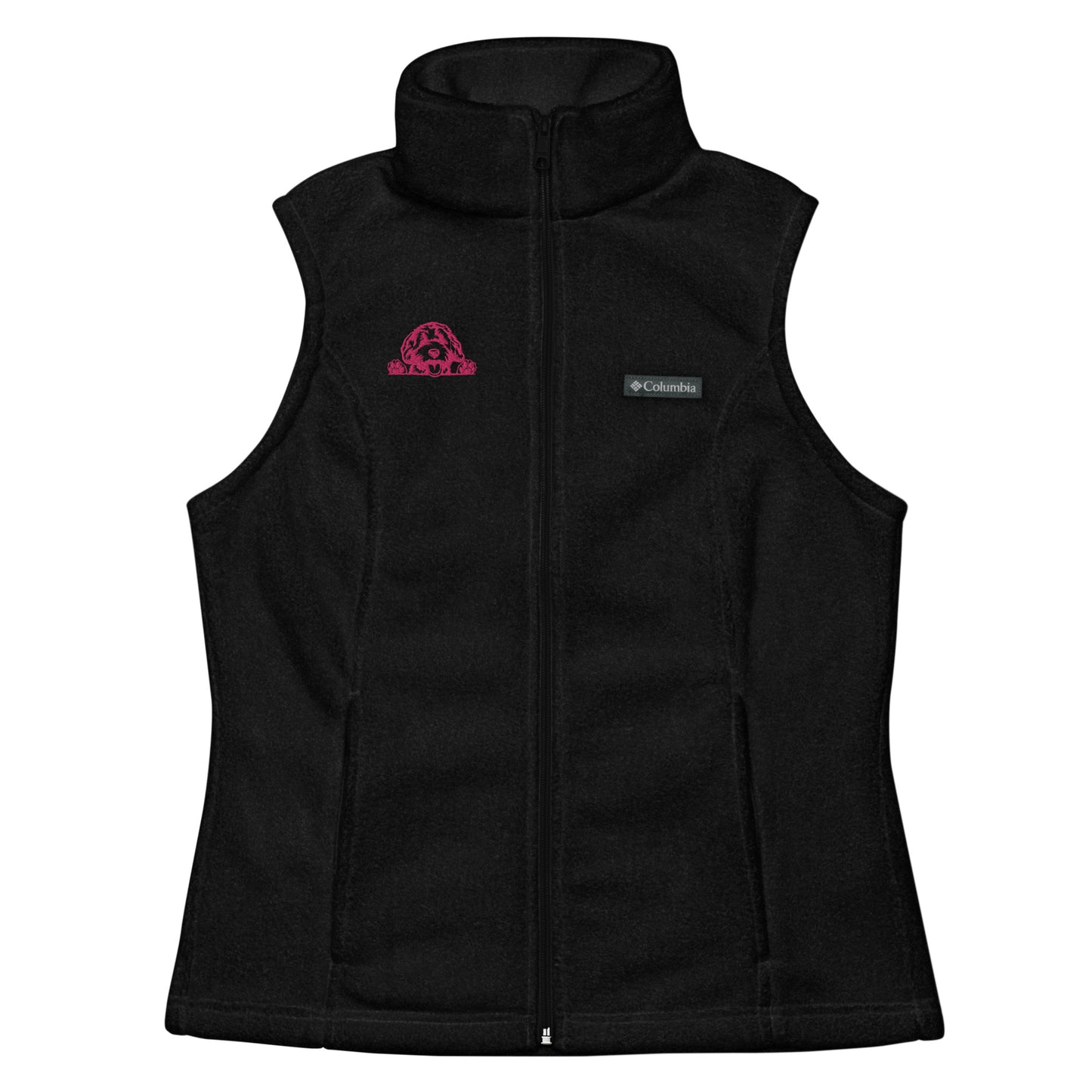 Doodle Embroidered Women’s Columbia Fleece Vest