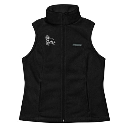 Doodle Embroidered Women’s Columbia Fleece Vest