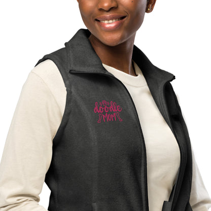 Doodle Mom Embroidered Women’s Columbia Fleece Vest