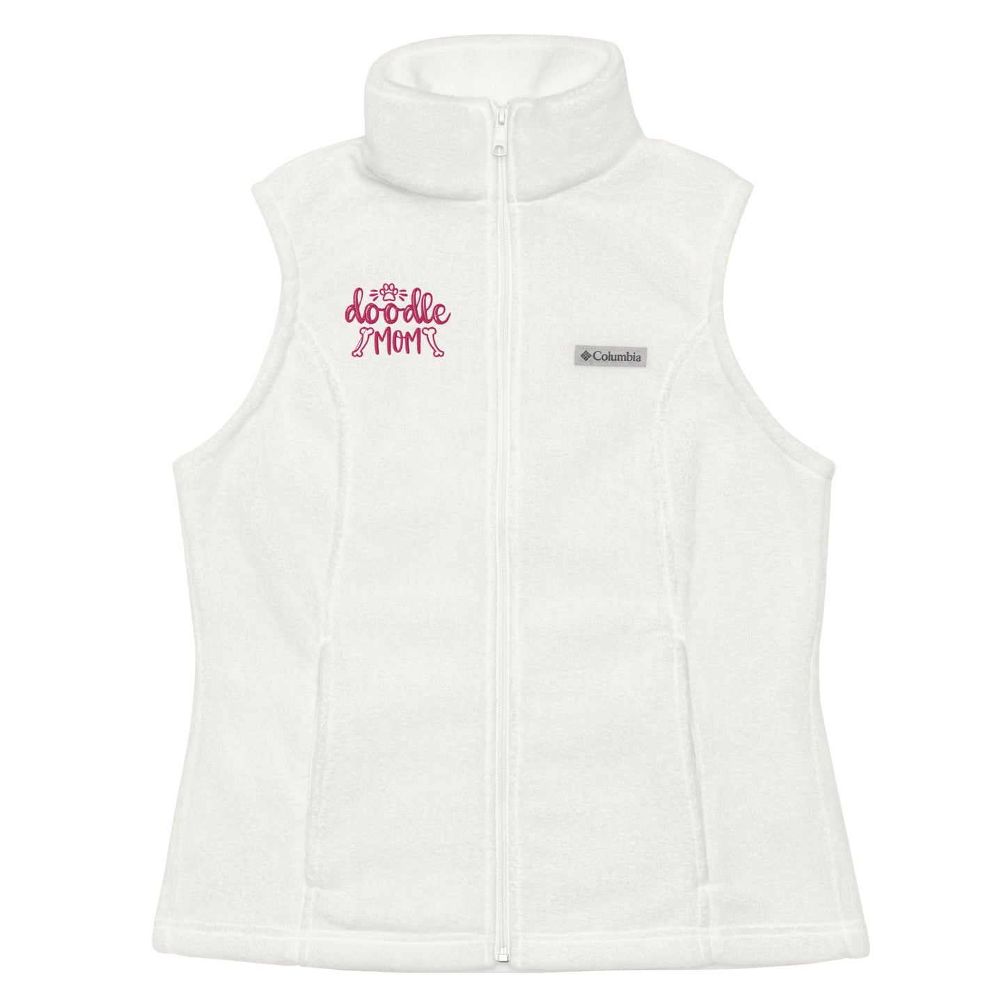 Doodle Mom Embroidered Women’s Columbia Fleece Vest