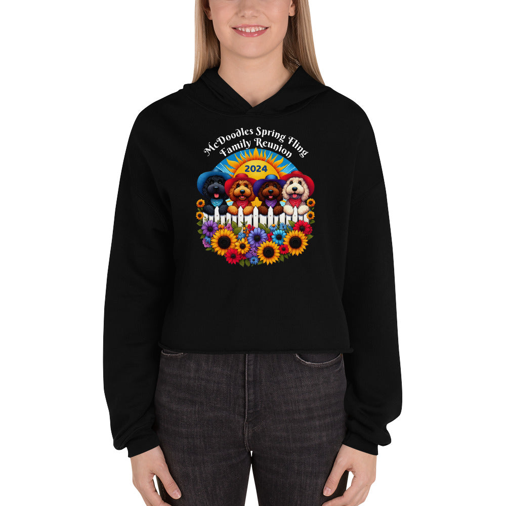 McDoodles Spring Fling Romp 2024 - Crop Hoodie