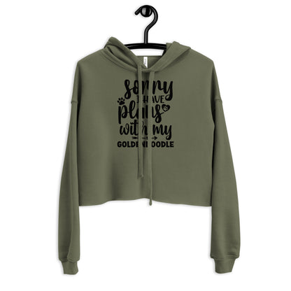 Plans with my Goldendoodle Crop Hoodie