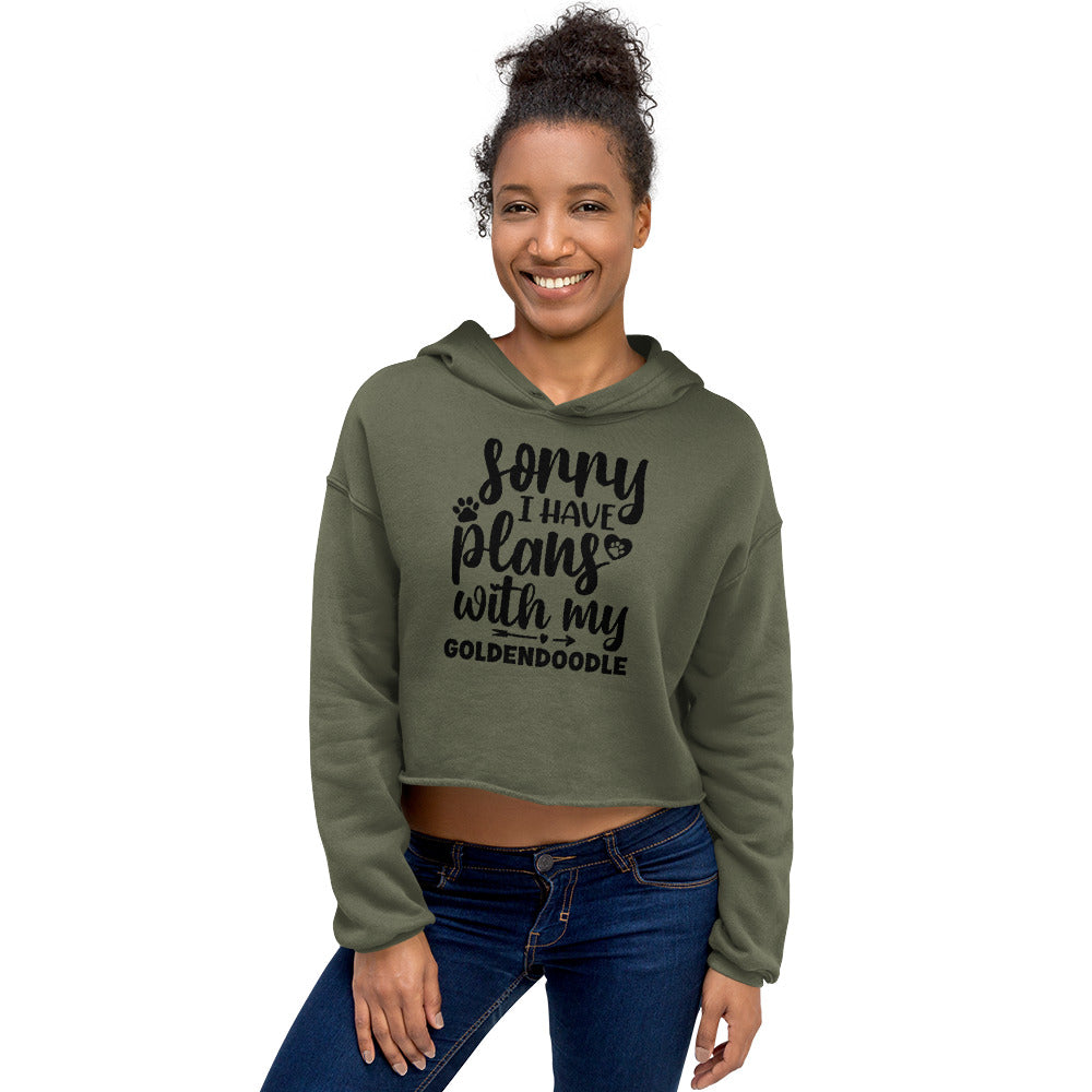 Plans with my Goldendoodle Crop Hoodie