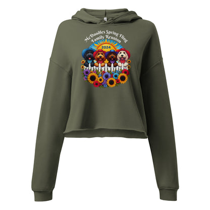 McDoodles Spring Fling Romp 2024 - Crop Hoodie