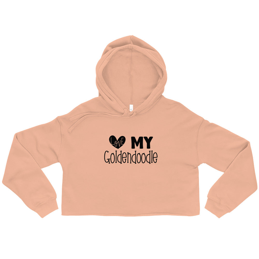 Love My Goldendoodle Crop Hoodie