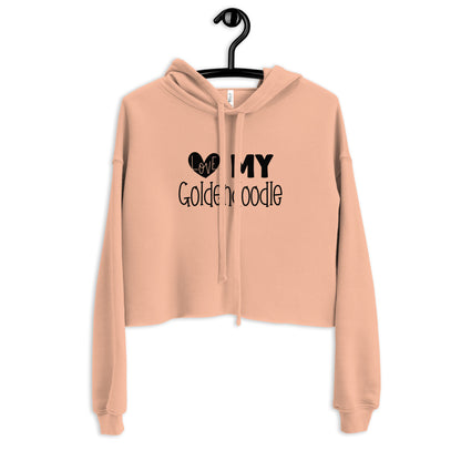 Love My Goldendoodle Crop Hoodie