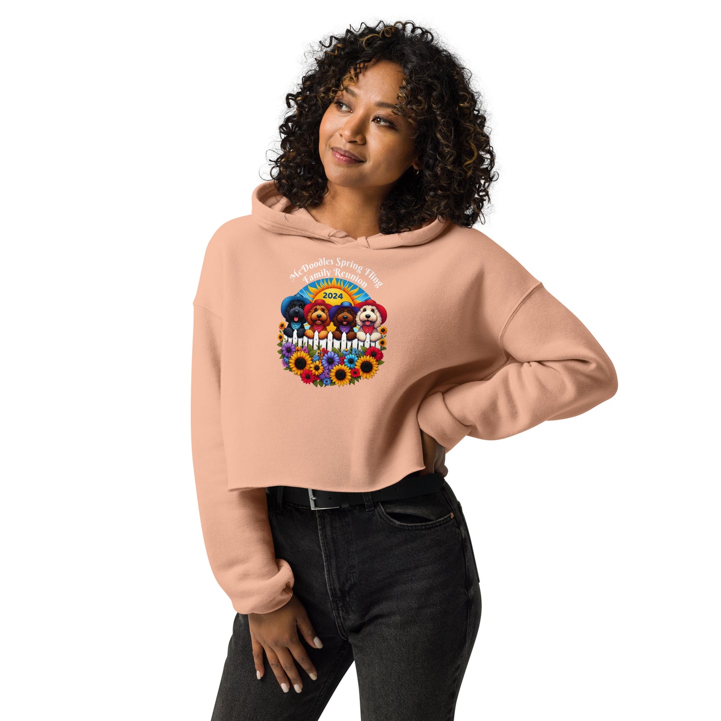 McDoodles Spring Fling Romp 2024 - Crop Hoodie