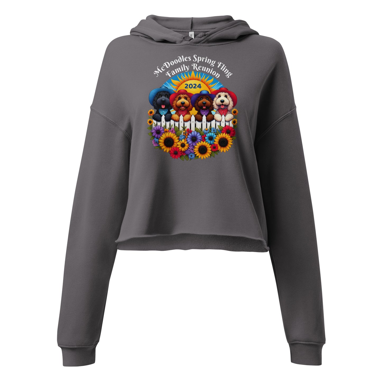 McDoodles Spring Fling Romp 2024 - Crop Hoodie