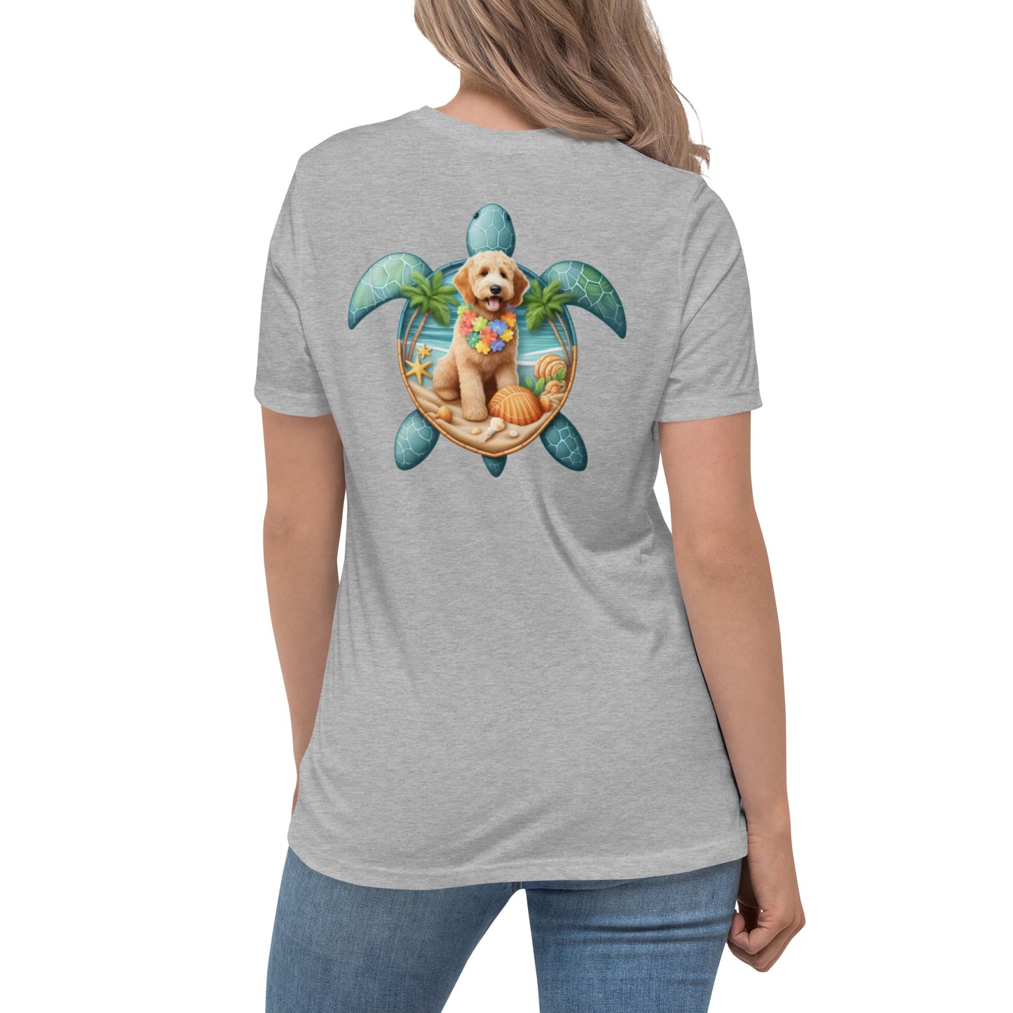 Sea Turtle Doodle Women's Relaxed T Shirt