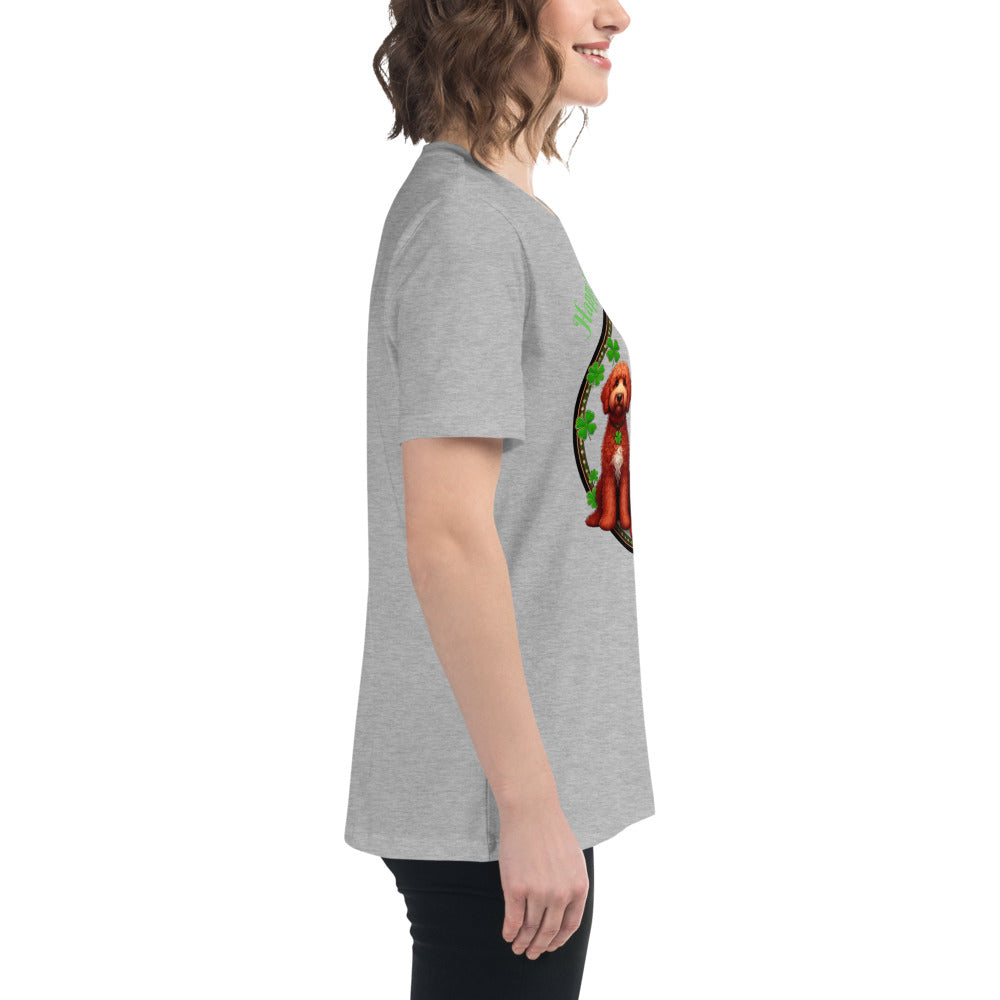 Doodle St. Patrick's Day - Bella Women's Relaxed T Shirt