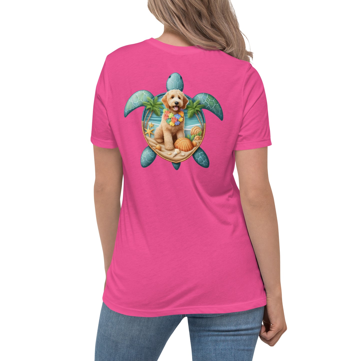 Sea Turtle Doodle Women's Relaxed T Shirt