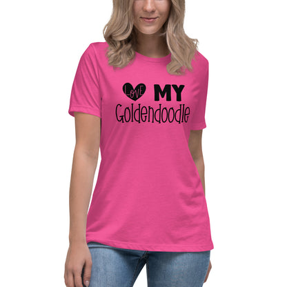 Love My Goldendoodle Women's Relaxed T Shirt