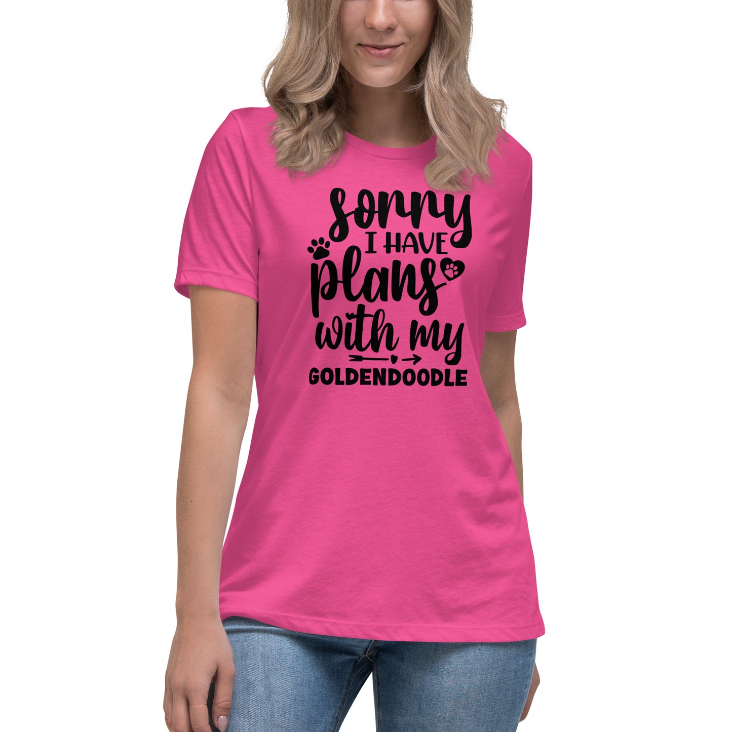 Plans with my Goldendoodle Women's Relaxed T Shirt