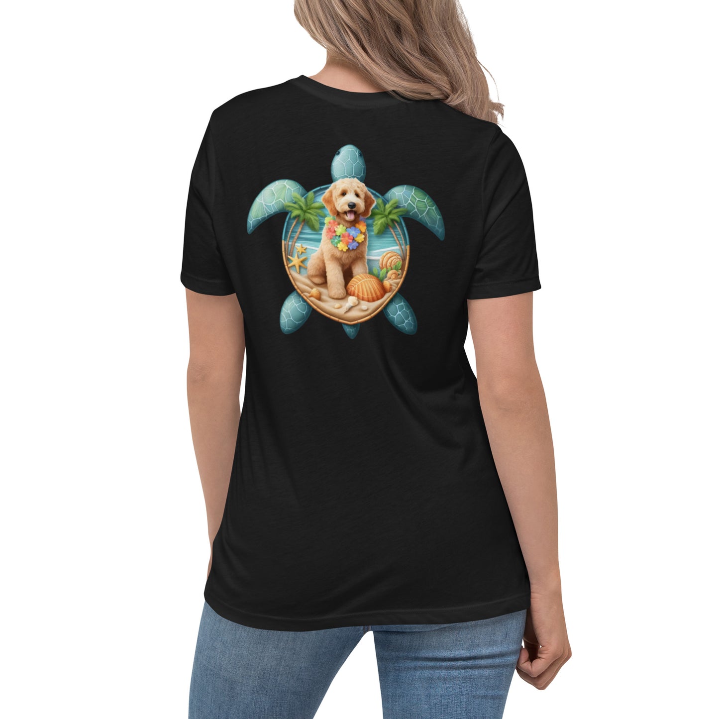 Sea Turtle Doodle Women's Relaxed T Shirt