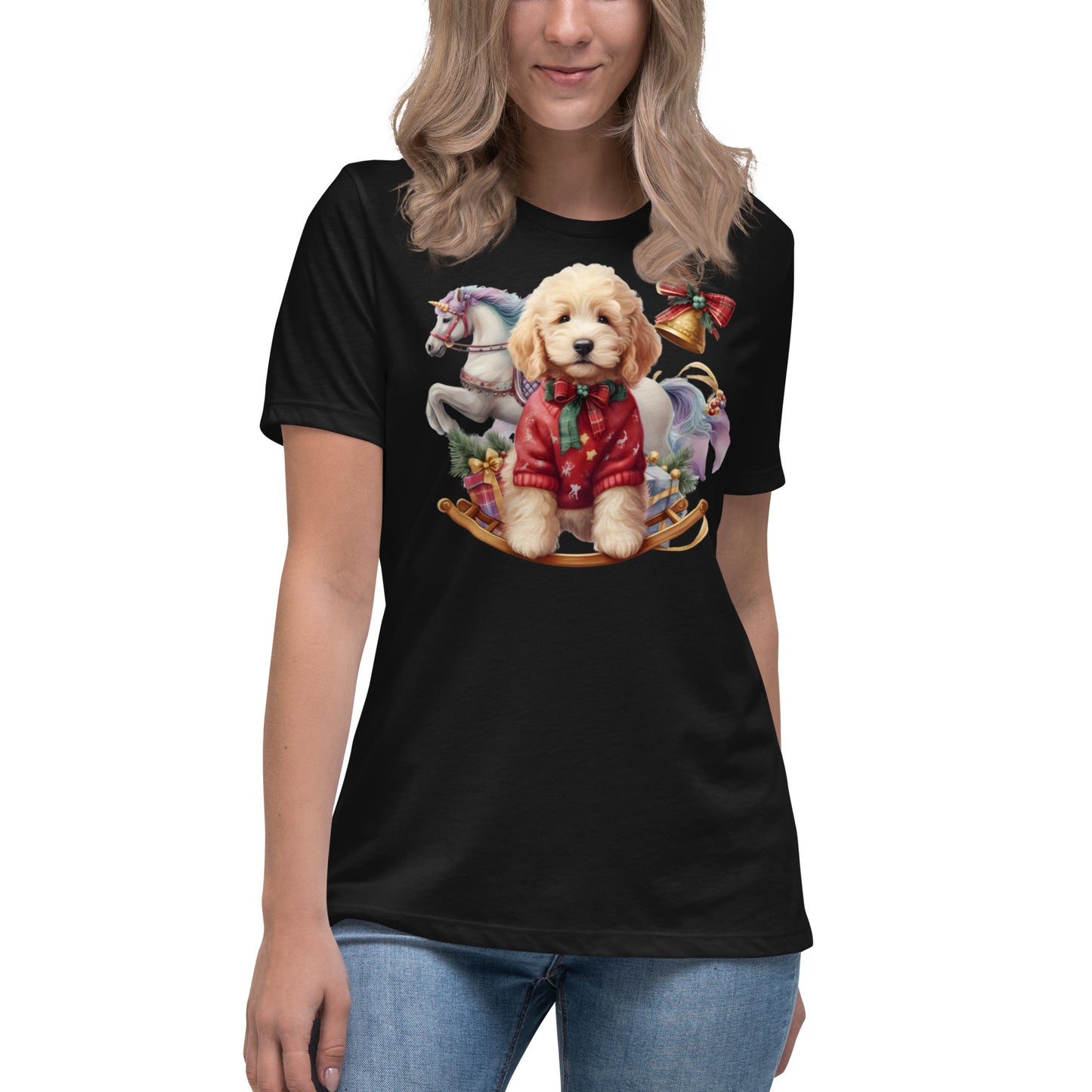 Christmas Doodle Women's Relaxed T Shirt