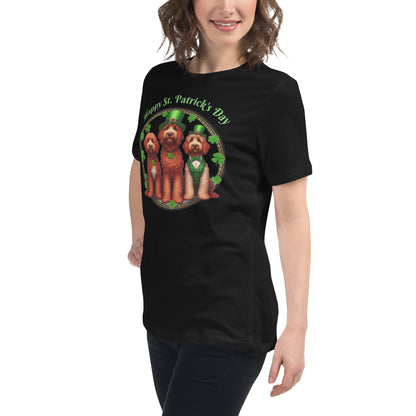 Doodle St. Patrick's Day - Bella Women's Relaxed T Shirt