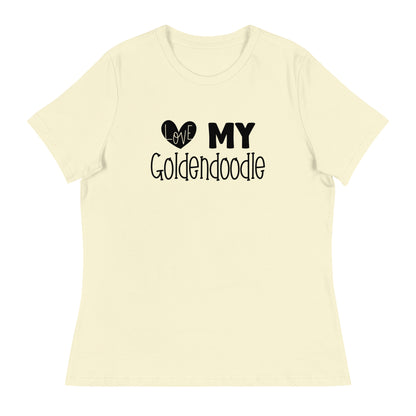 Love My Goldendoodle Women's Relaxed T Shirt