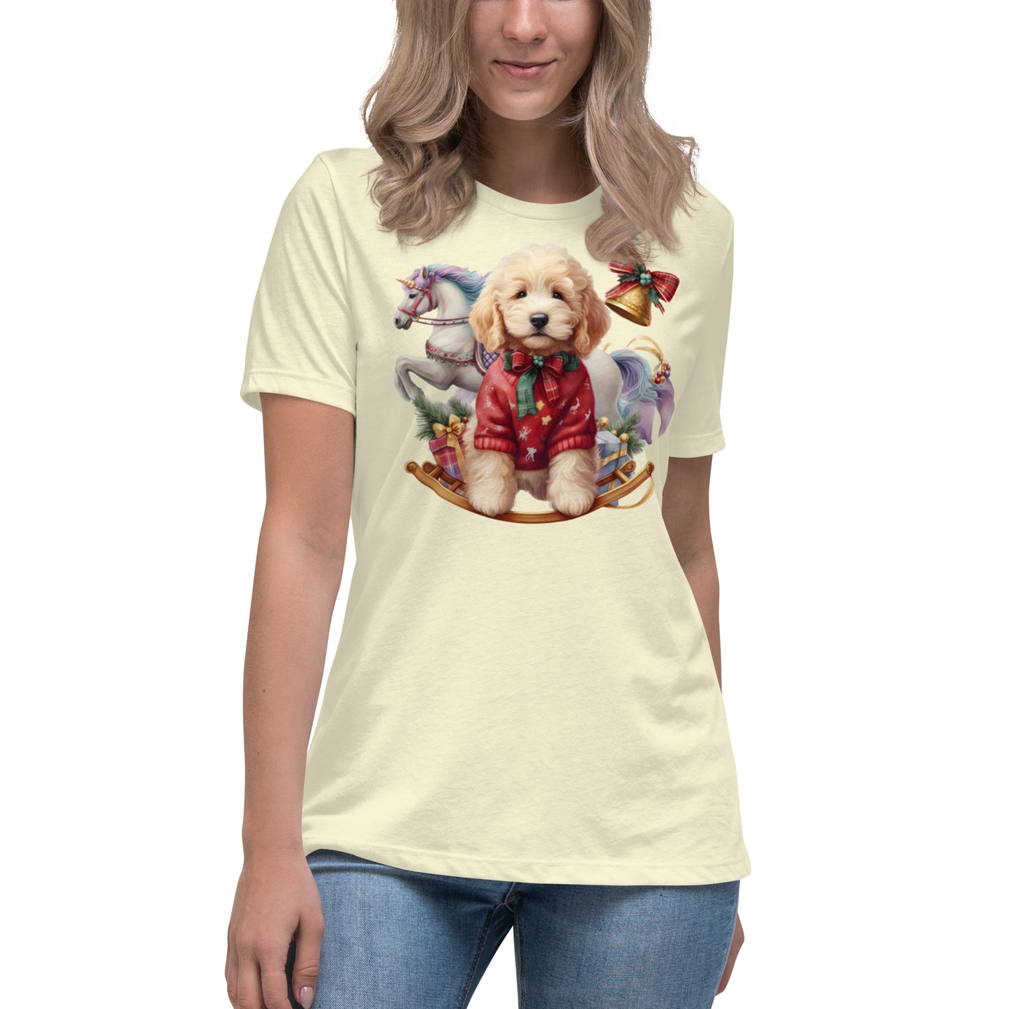 Christmas Doodle Women's Relaxed T Shirt