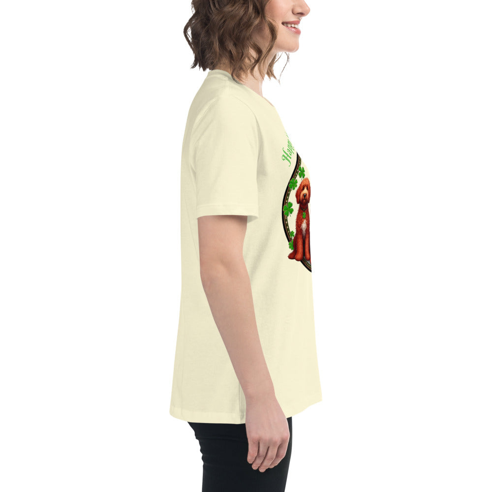 Doodle St. Patrick's Day - Bella Women's Relaxed T Shirt