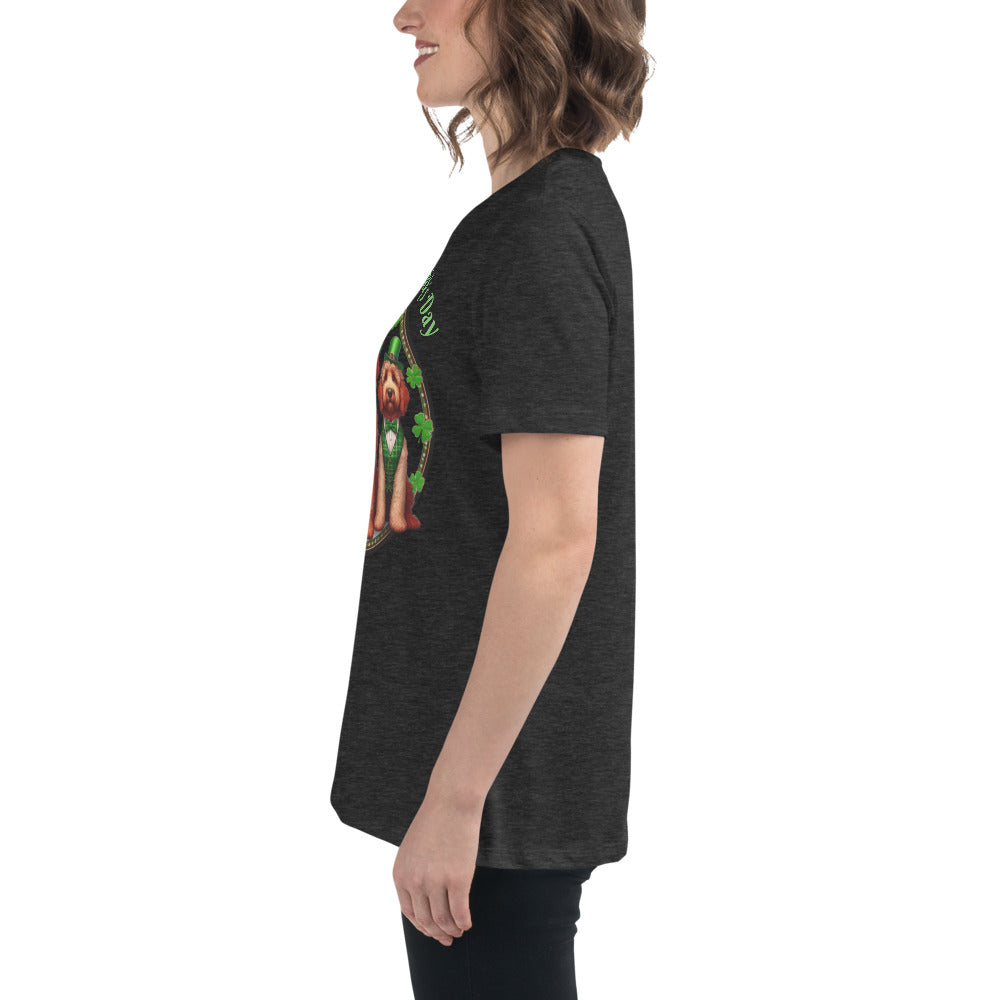 Doodle St. Patrick's Day - Bella Women's Relaxed T Shirt