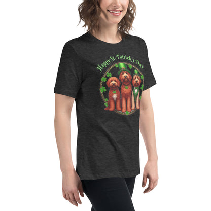 Doodle St. Patrick's Day - Bella Women's Relaxed T Shirt