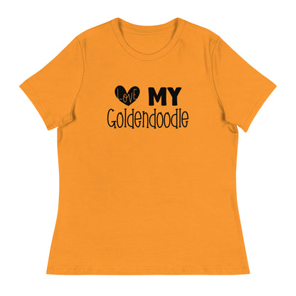 Love My Goldendoodle Women's Relaxed T Shirt