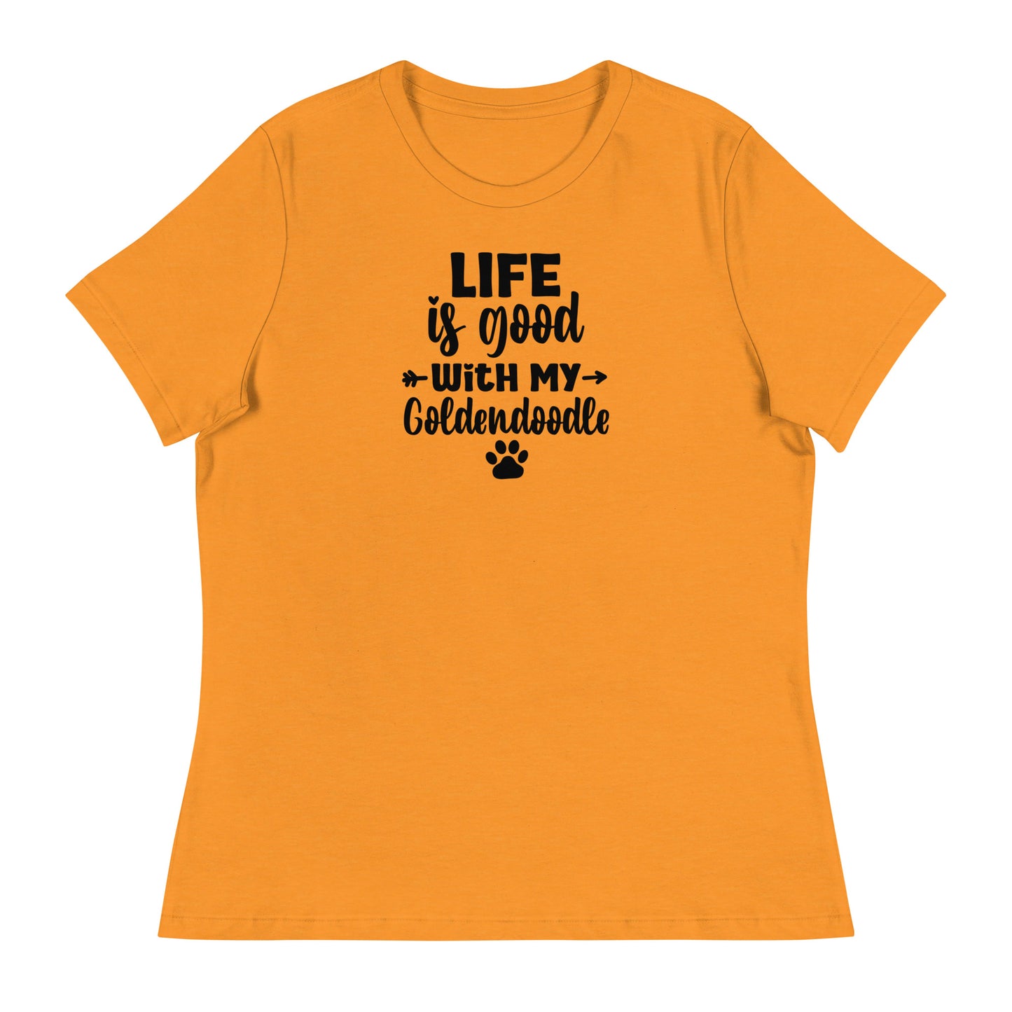 Life is Good Goldendoodle Women's Relaxed T Shirt