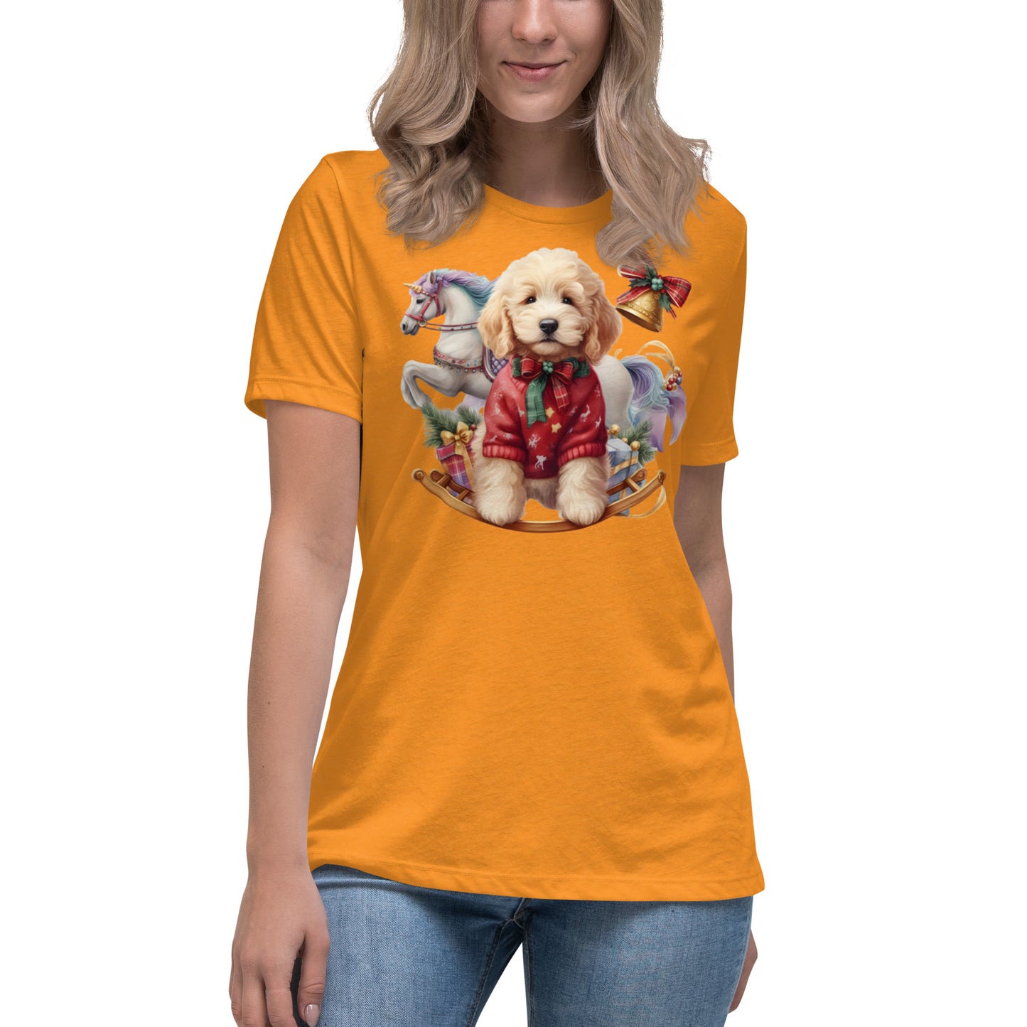 Christmas Doodle Women's Relaxed T Shirt