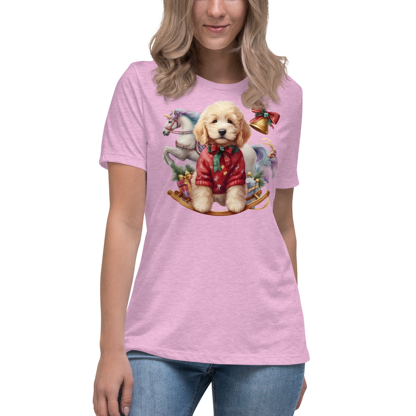 Christmas Doodle Women's Relaxed T Shirt