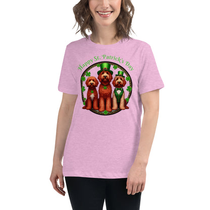 Doodle St. Patrick's Day - Bella Women's Relaxed T Shirt