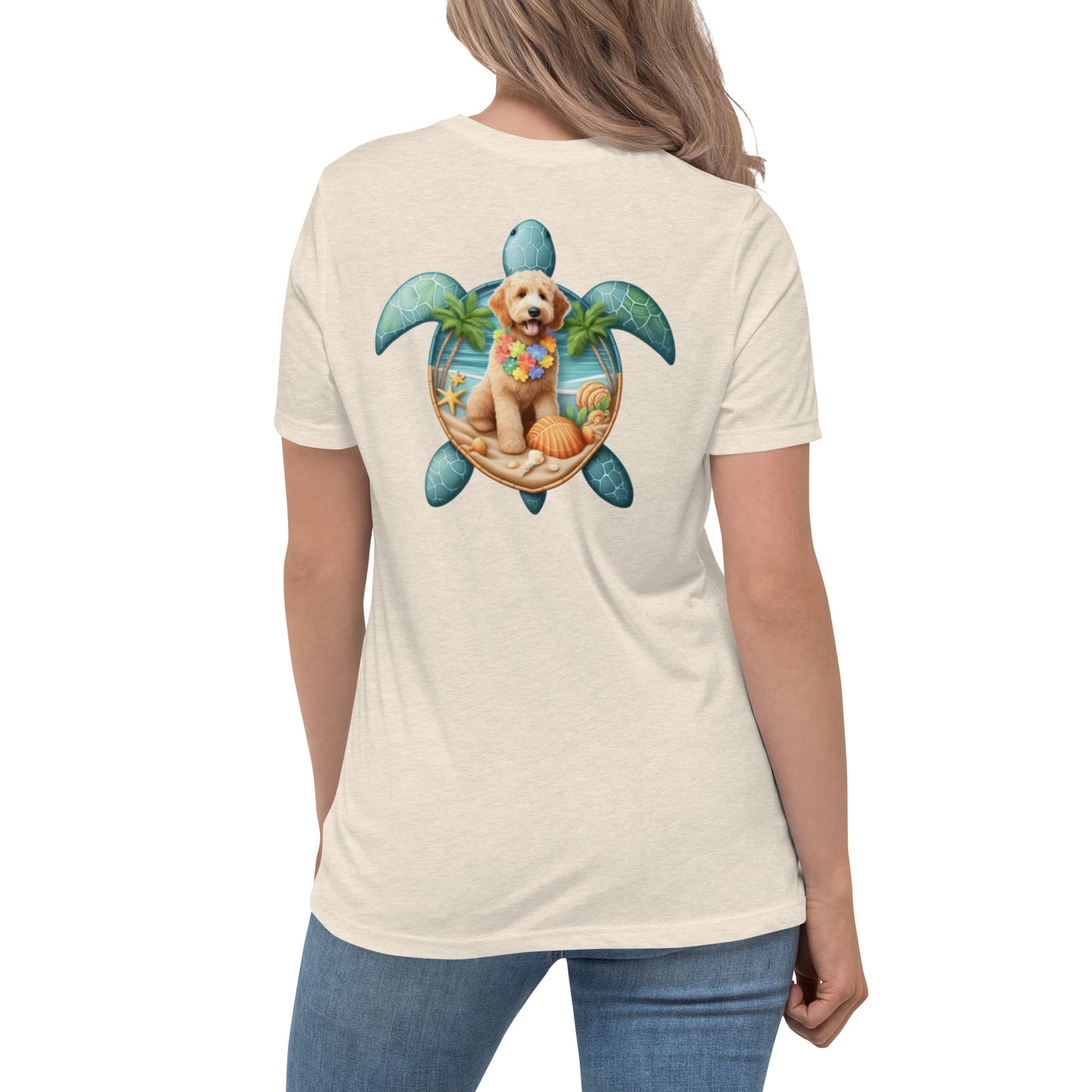 Sea Turtle Doodle Women's Relaxed T Shirt